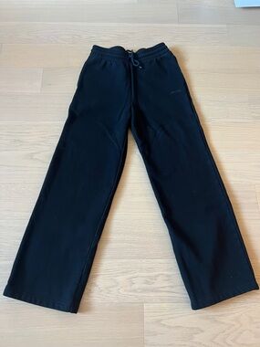 Aritzia sweat fleece pants boyfriend fit (size S)